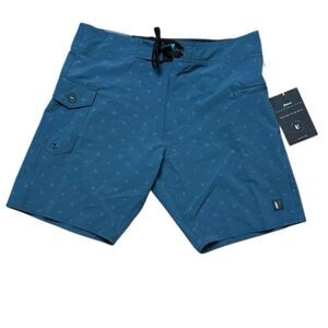 NWT Linksoul Stormer Board shorts Stargazer Blue size 31